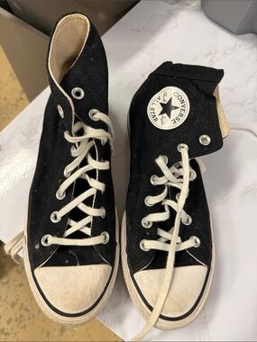 Converse Black & White Classic High-Top Sneakers